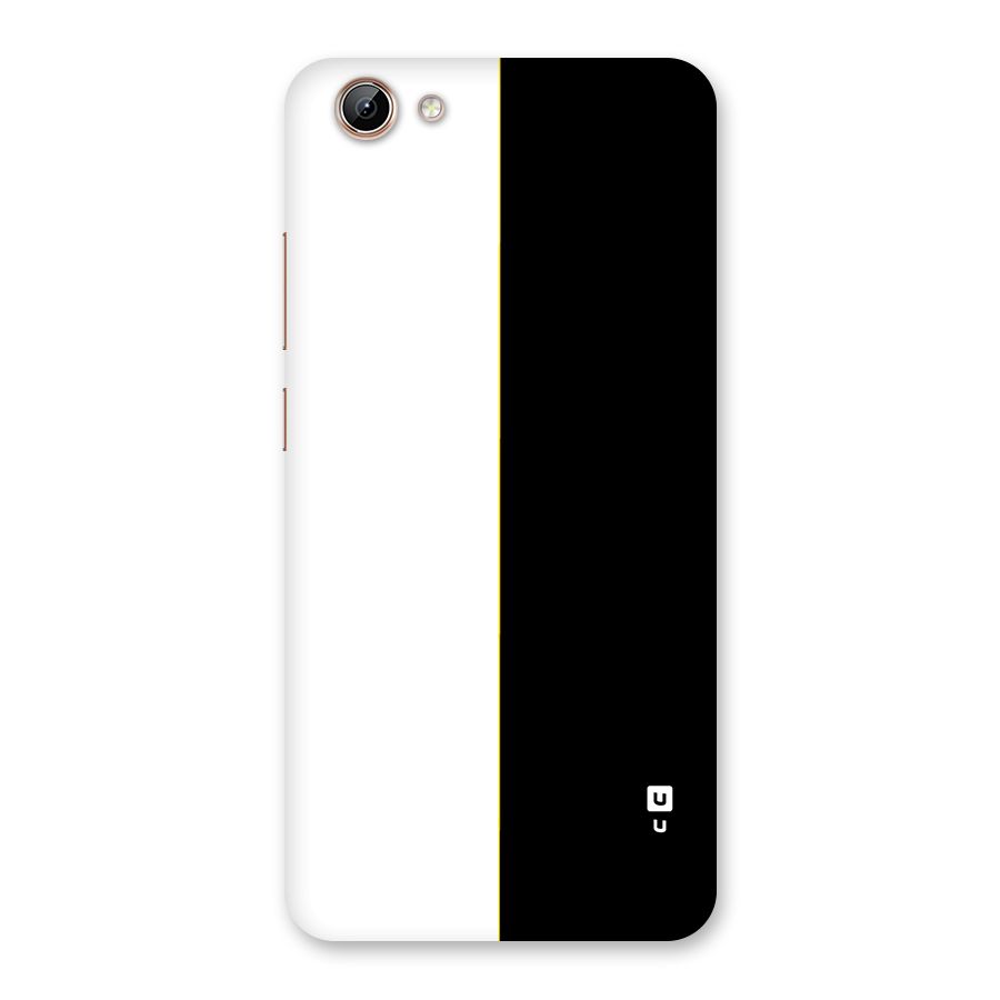 White Black Super Minimalistic Back Case for Vivo Y71i