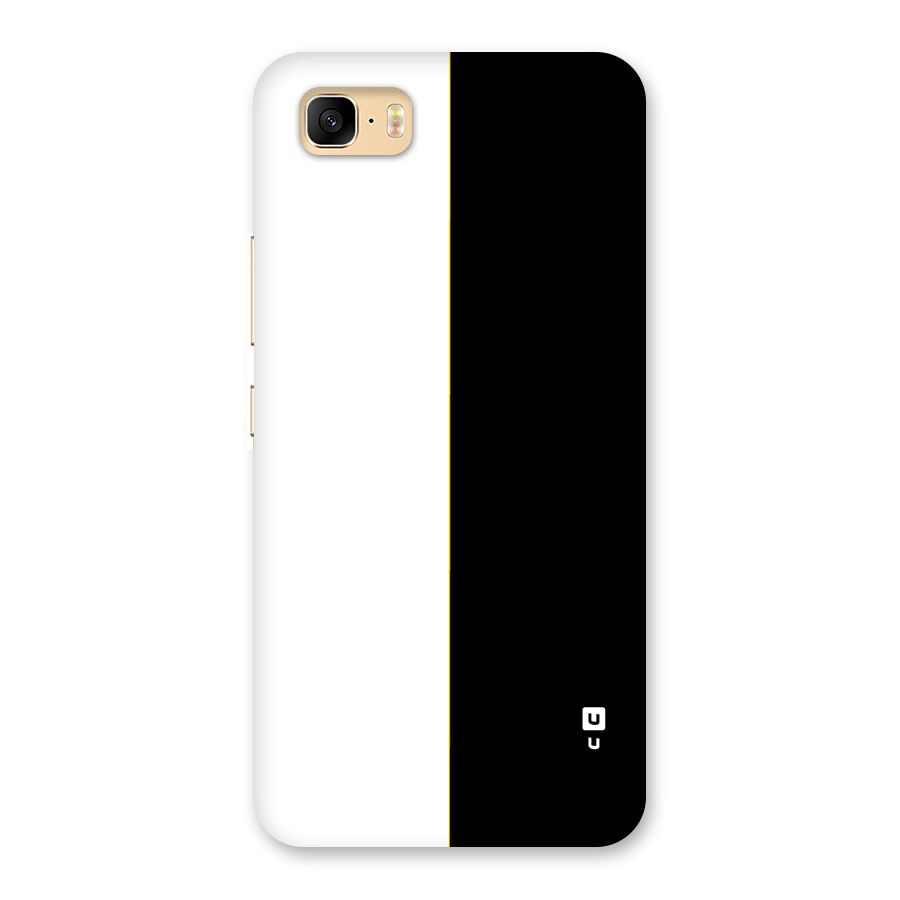 White Black Super Minimalistic Back Case for Zenfone 3s Max