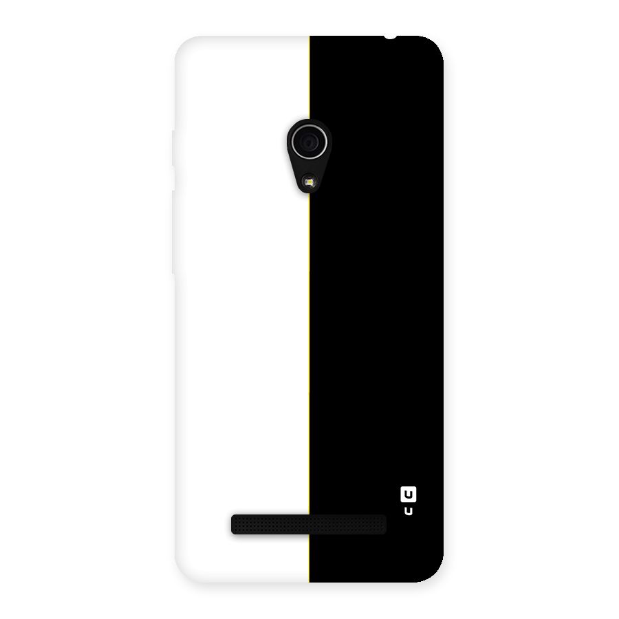 White Black Super Minimalistic Back Case for Zenfone 5