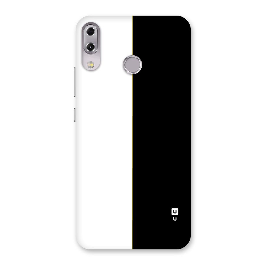 White Black Super Minimalistic Back Case for Zenfone 5Z