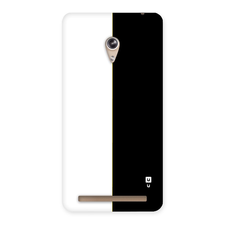 White Black Super Minimalistic Back Case for Zenfone 6