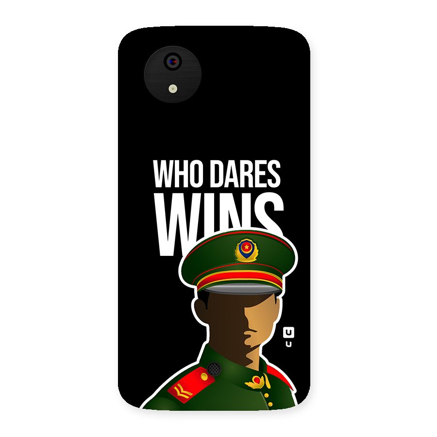Who Dares Wins Back Case for Canvas A1  AQ4501