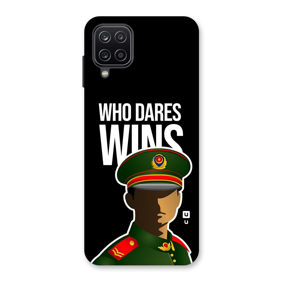 Who Dares Wins Back Case for Galaxy A12