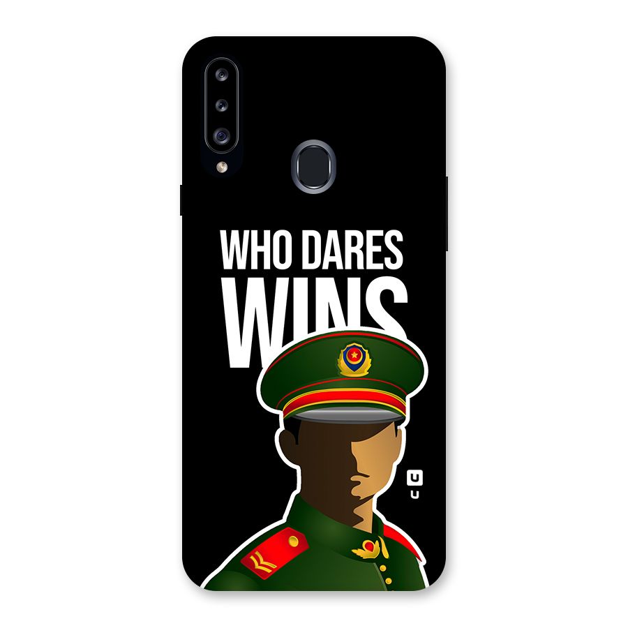 Who Dares Wins Back Case for Galaxy A20s