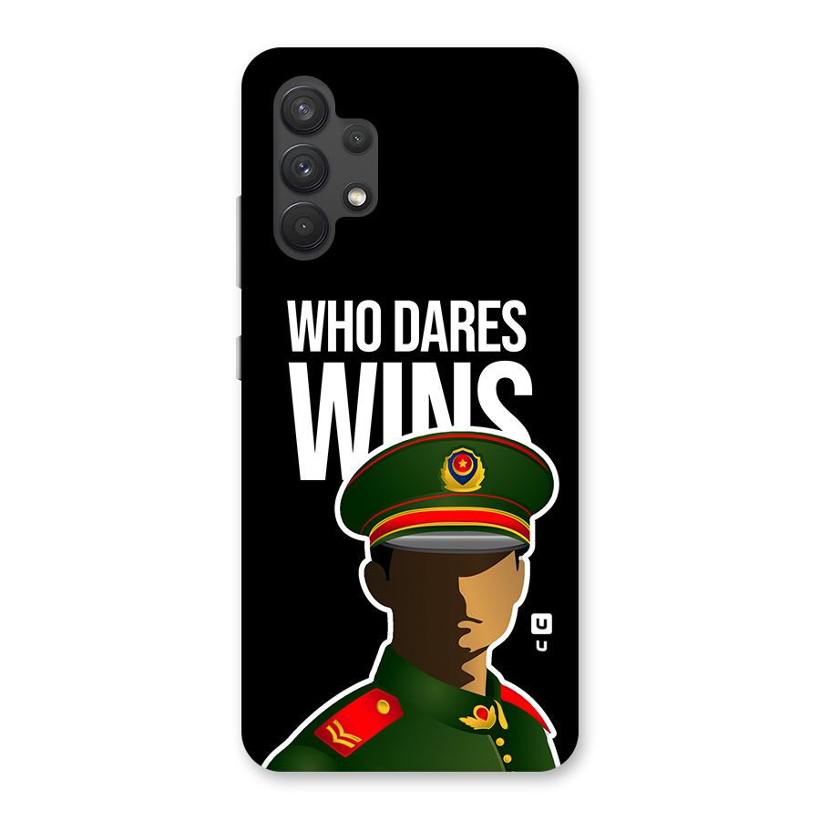 Who Dares Wins Back Case for Galaxy A32