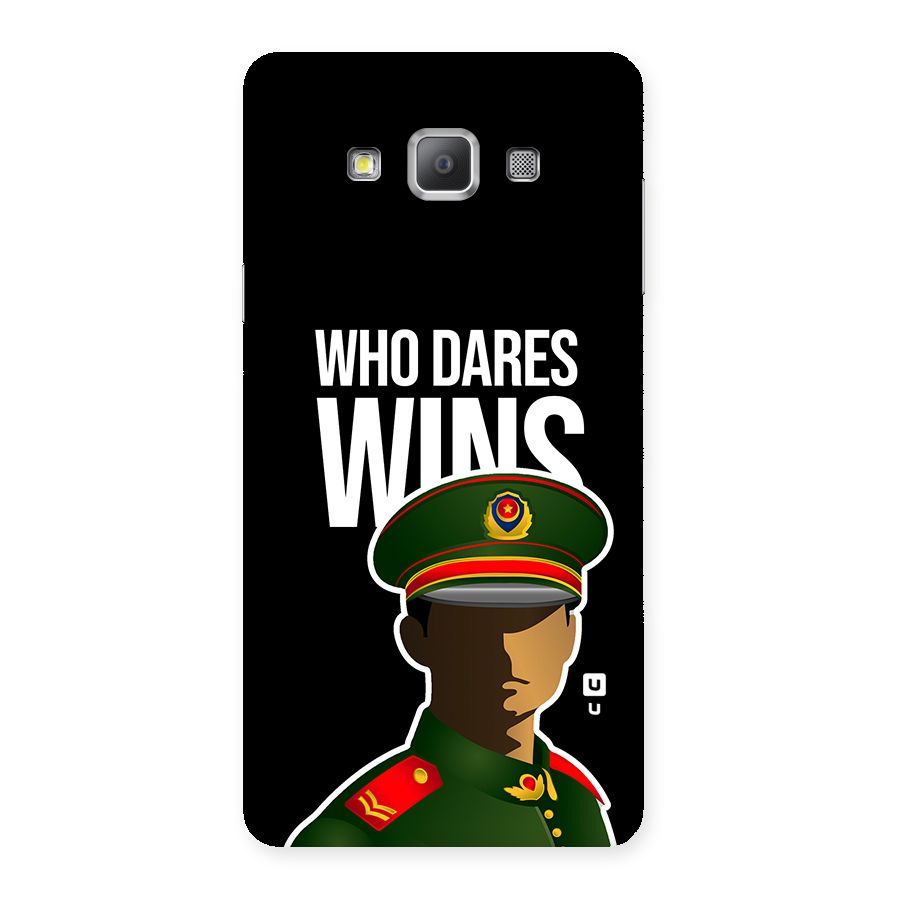 Who Dares Wins Back Case for Galaxy A7
