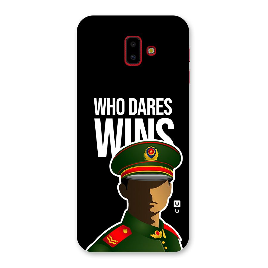 Who Dares Wins Back Case for Galaxy J6 Plus
