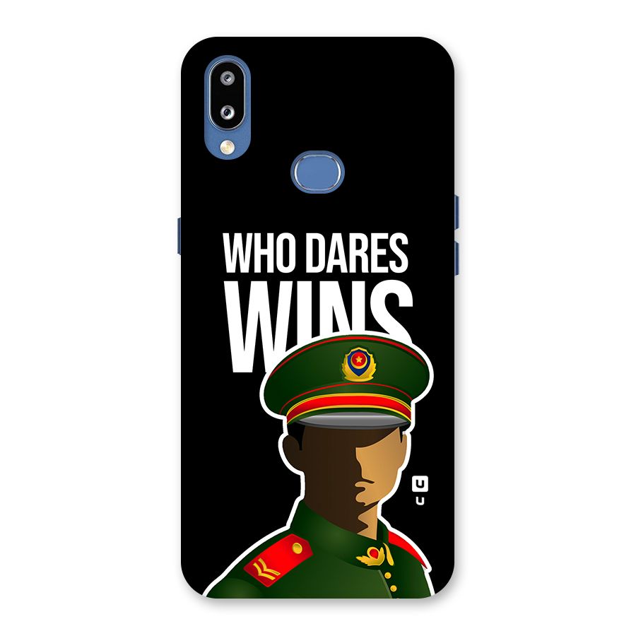 Who Dares Wins Back Case for Galaxy M01s