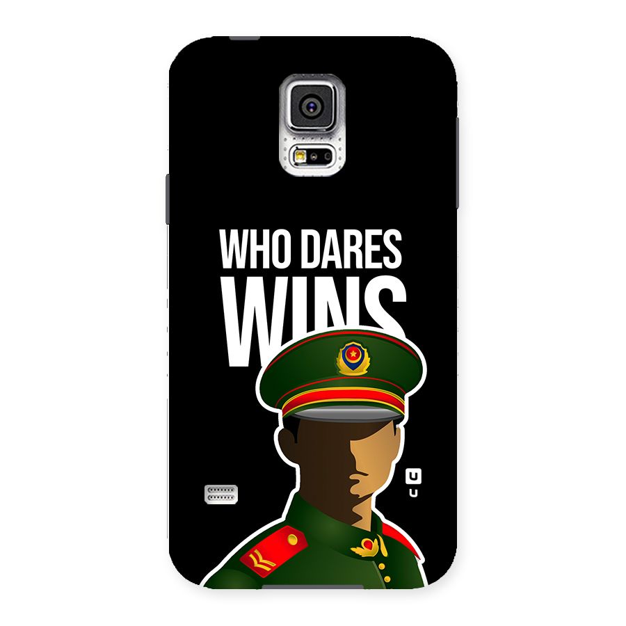 Who Dares Wins Back Case for Galaxy S5