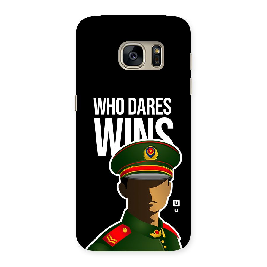 Who Dares Wins Back Case for Galaxy S7