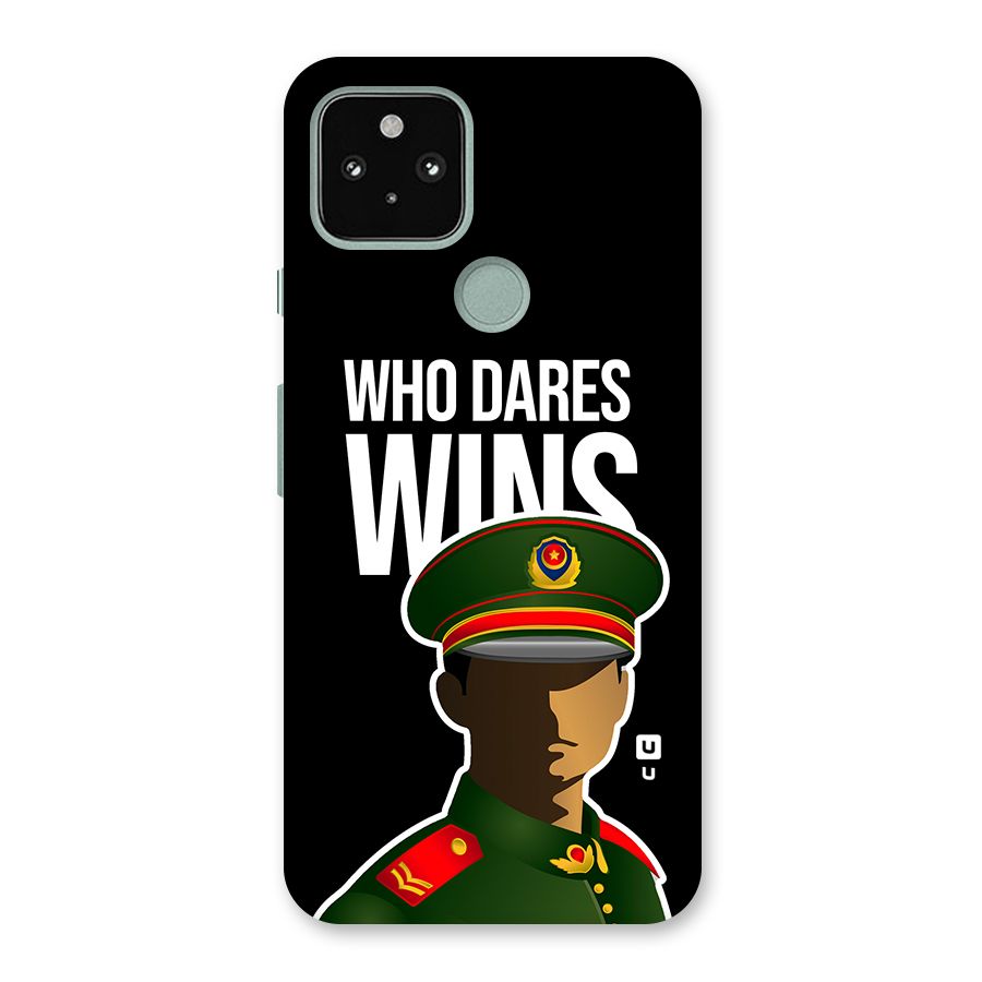 Who Dares Wins Back Case for Google Pixel 5