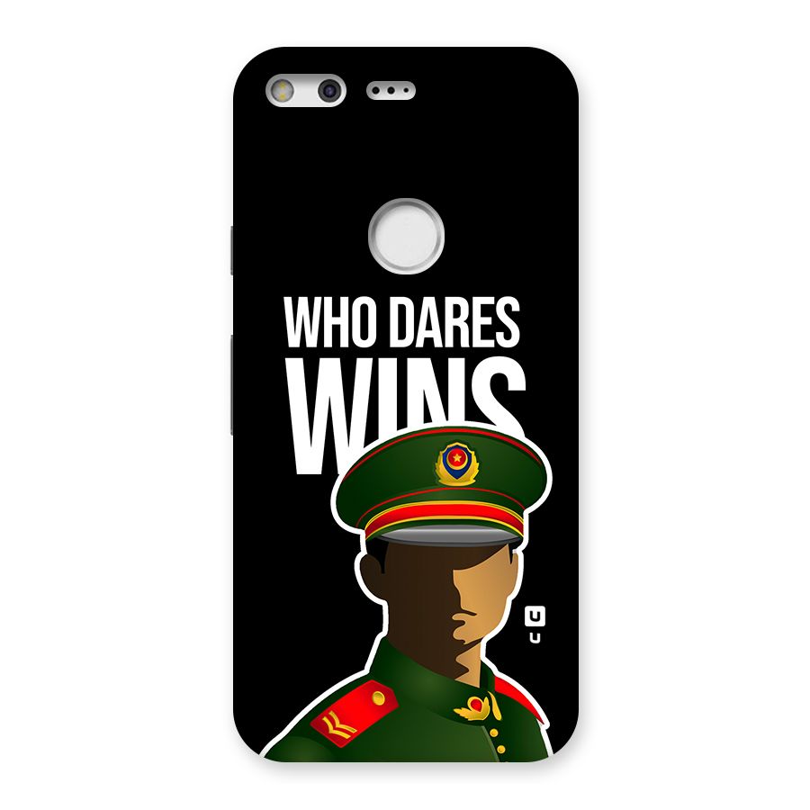Who Dares Wins Back Case for Google Pixel XL