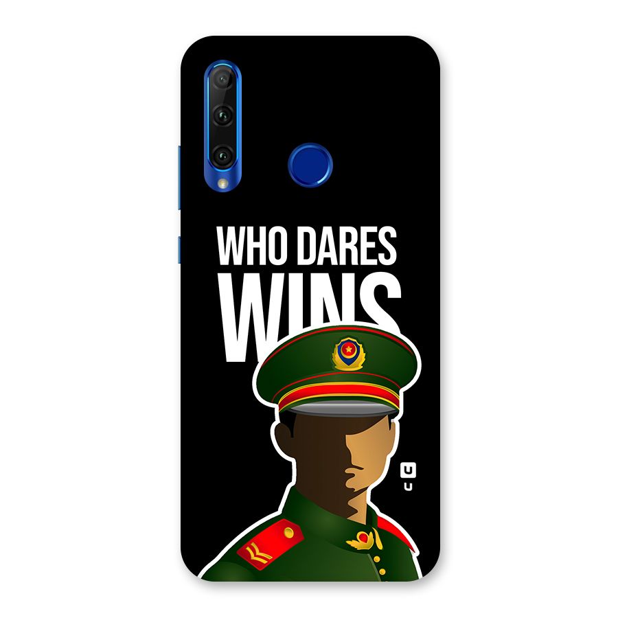 Who Dares Wins Back Case for Honor 20i