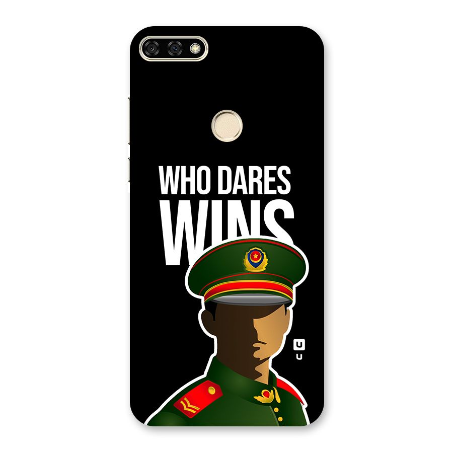 Who Dares Wins Back Case for Honor 7A