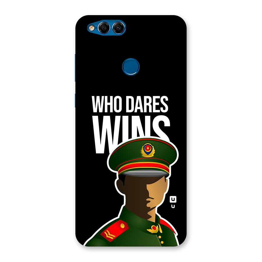 Who Dares Wins Back Case for Honor 7X