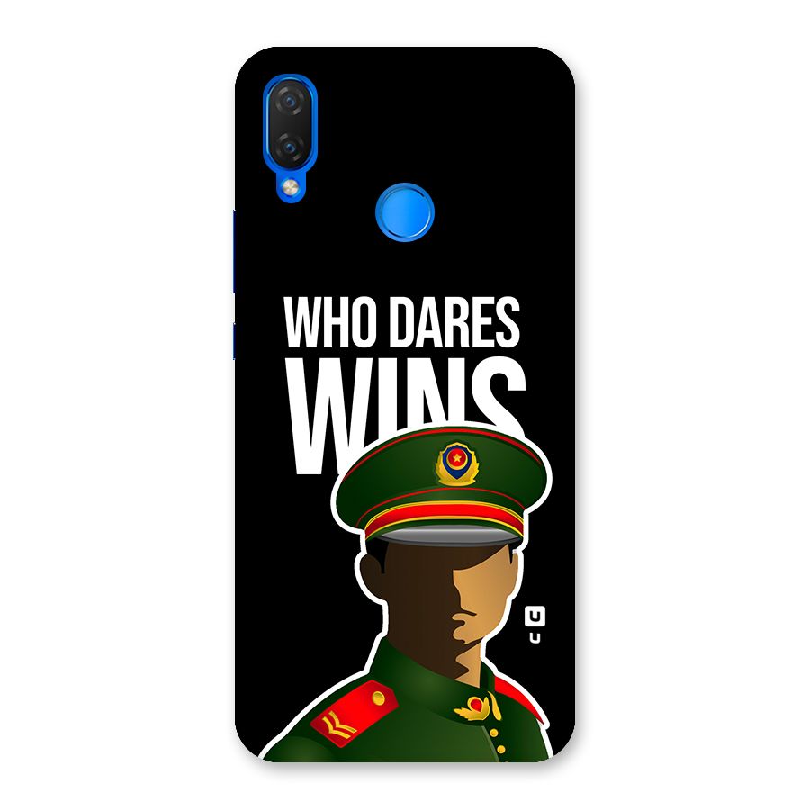 Who Dares Wins Back Case for Huawei P Smart Plus