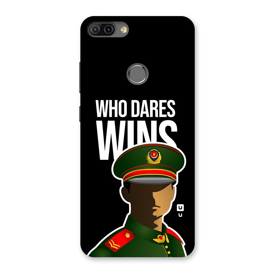 Who Dares Wins Back Case for Infinix Hot 6 Pro