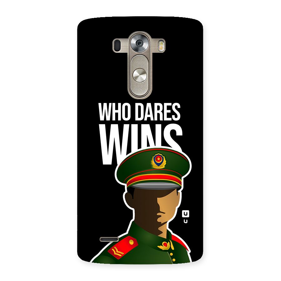 Who Dares Wins Back Case for LG G3