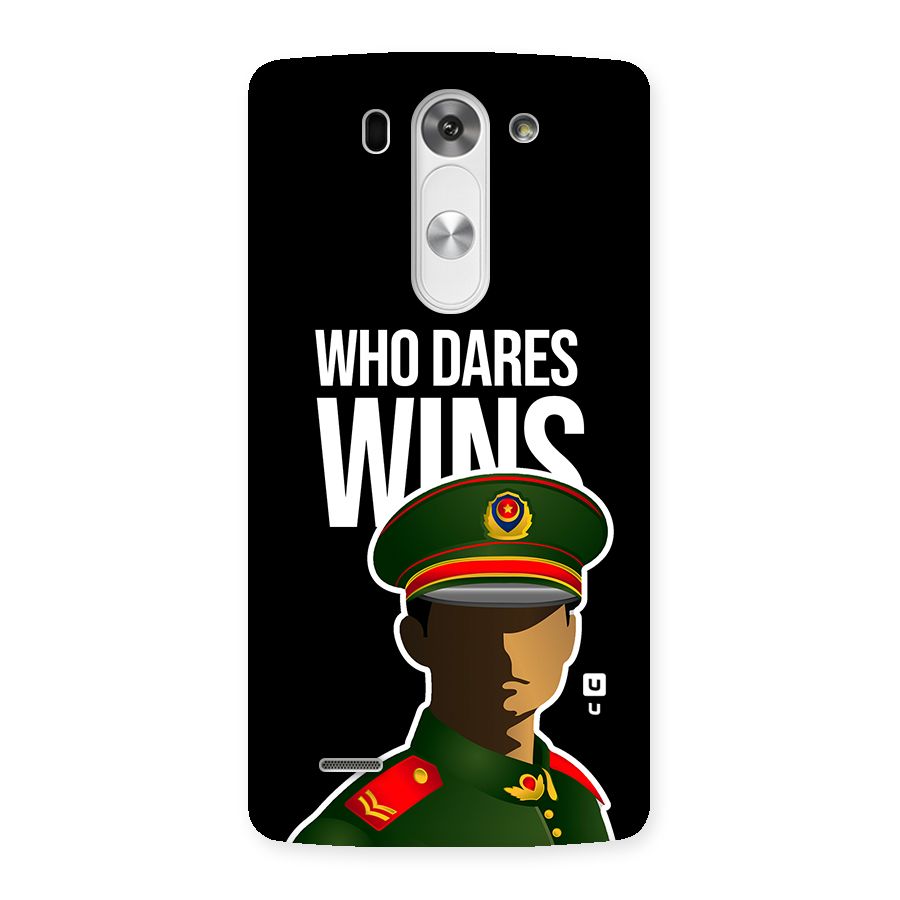 Who Dares Wins Back Case for LG G3 Beat