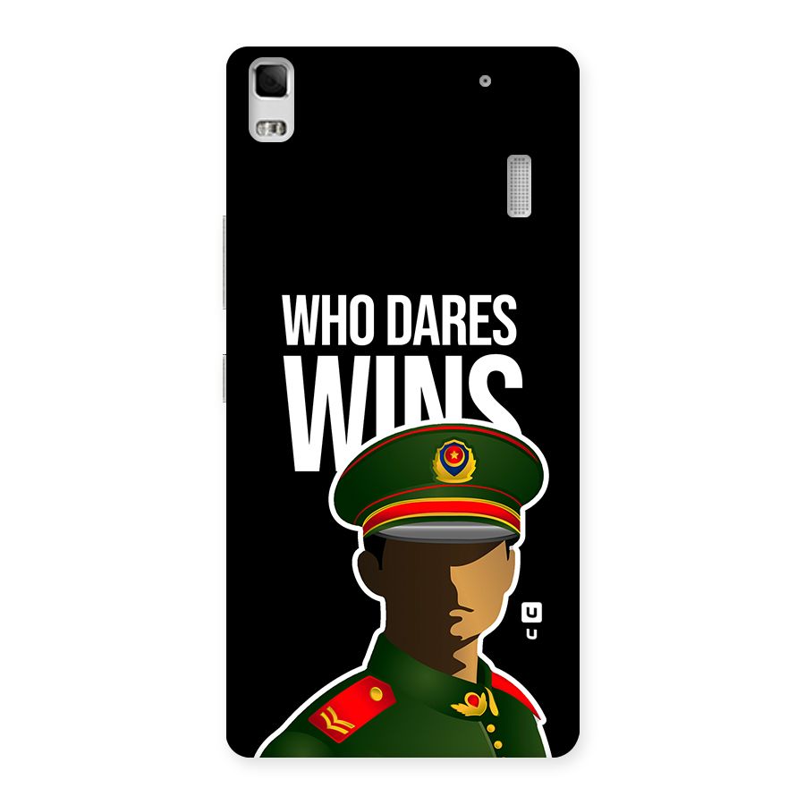 Who Dares Wins Back Case for Lenovo A7000