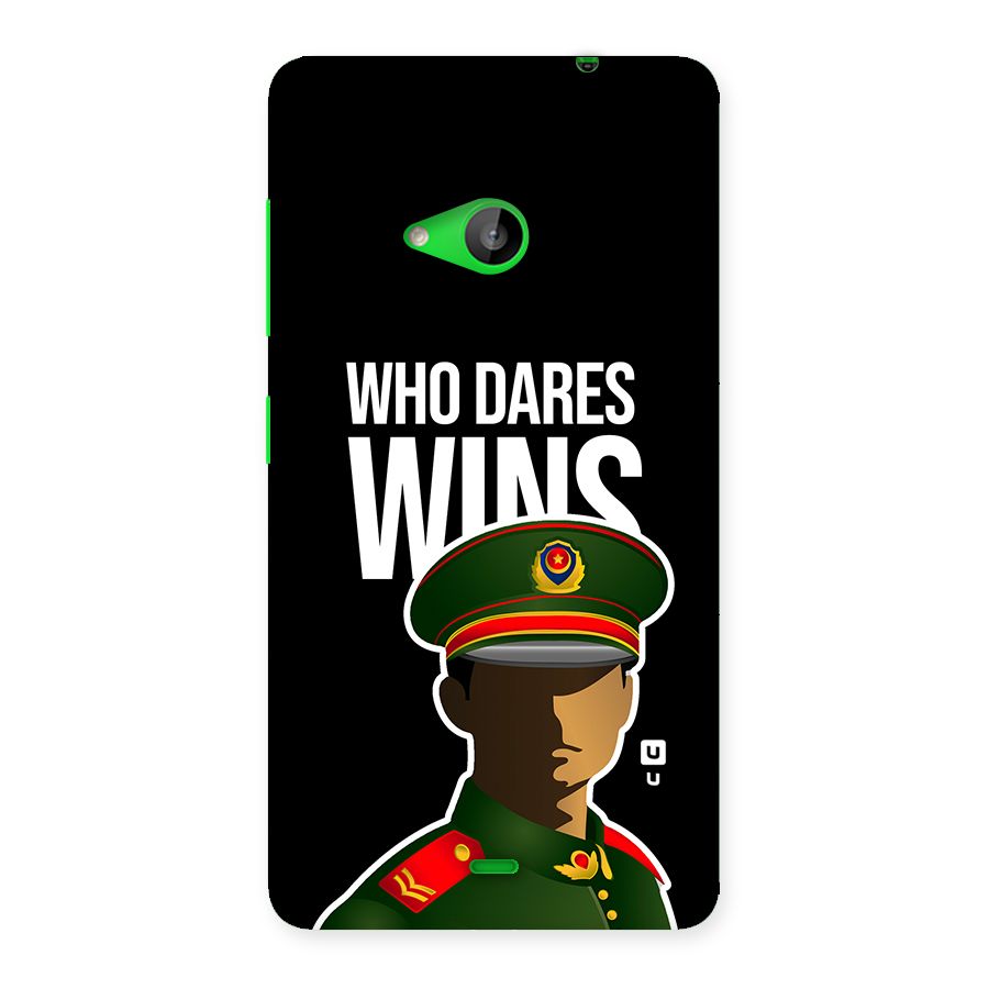Who Dares Wins Back Case for Lumia 535