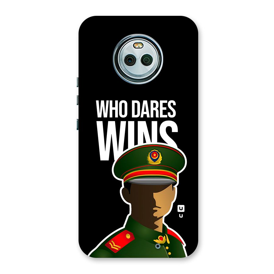 Who Dares Wins Back Case for Moto X4
