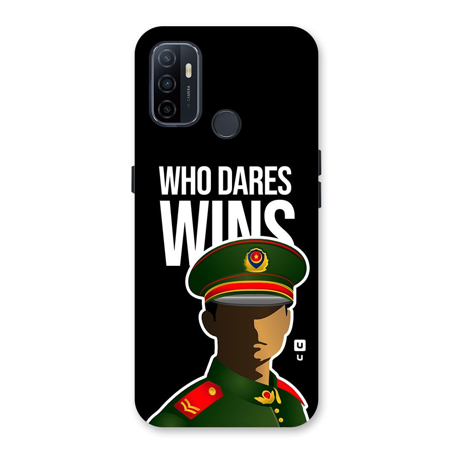 Who Dares Wins Back Case for Oppo A53