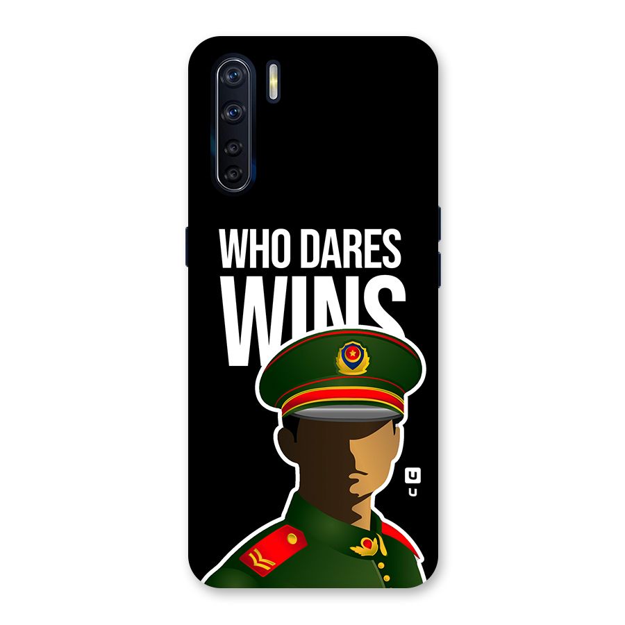 Who Dares Wins Back Case for Oppo F15