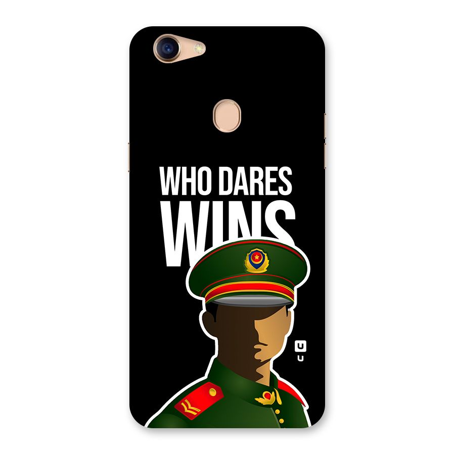 Who Dares Wins Back Case for Oppo F5