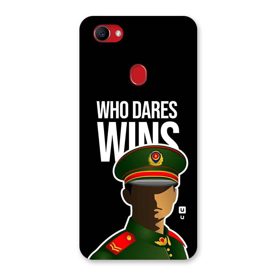 Who Dares Wins Back Case for Oppo F7