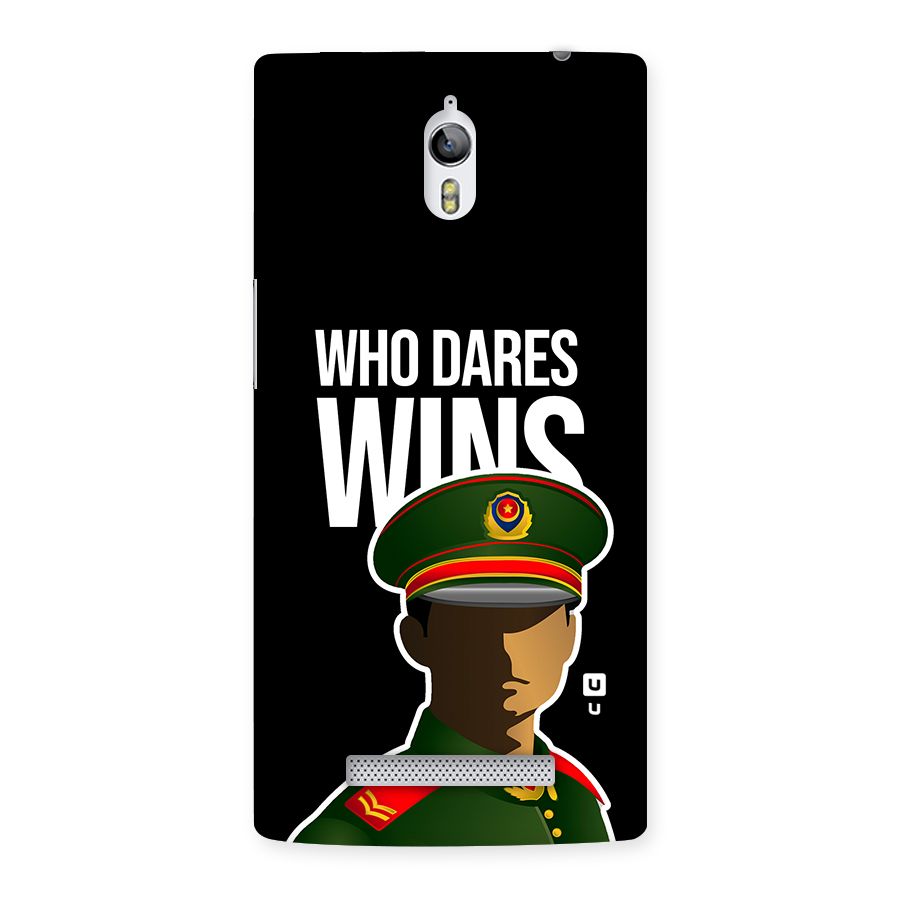 Who Dares Wins Back Case for Oppo Find 7