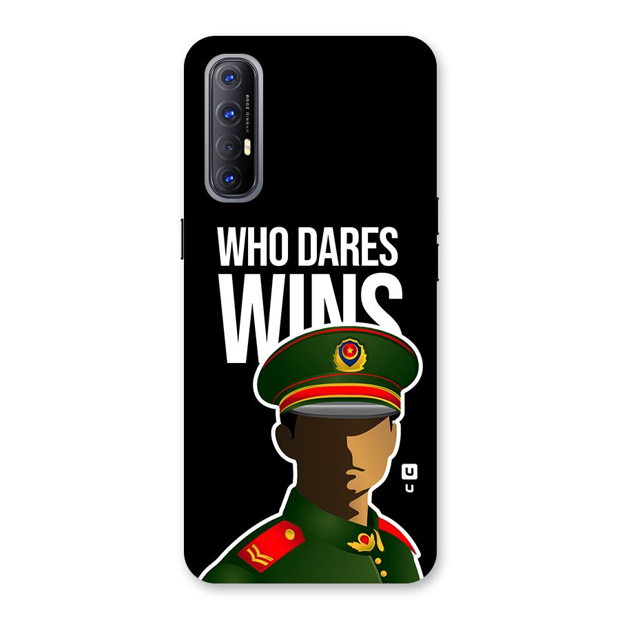 Who Dares Wins Back Case for Oppo Reno3 Pro