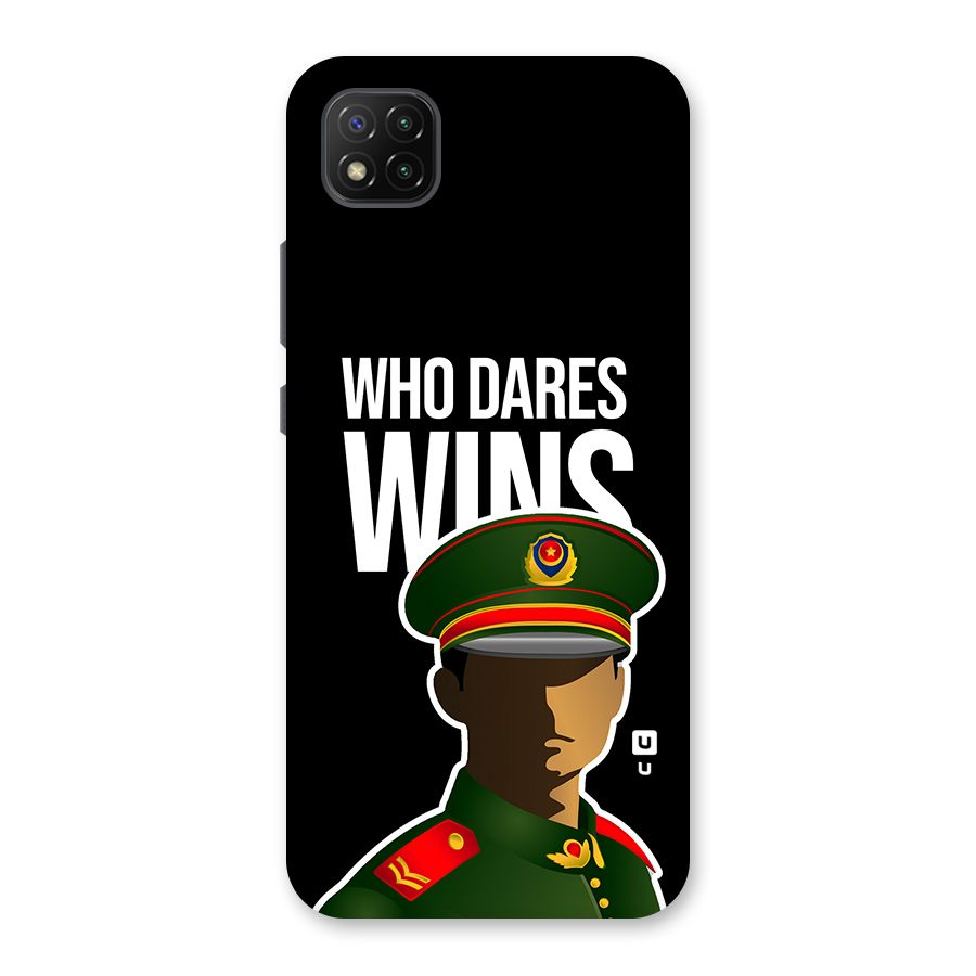 Who Dares Wins Back Case for Poco C3