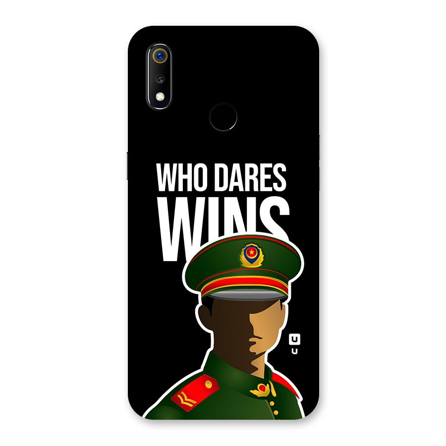 Who Dares Wins Back Case for Realme 3