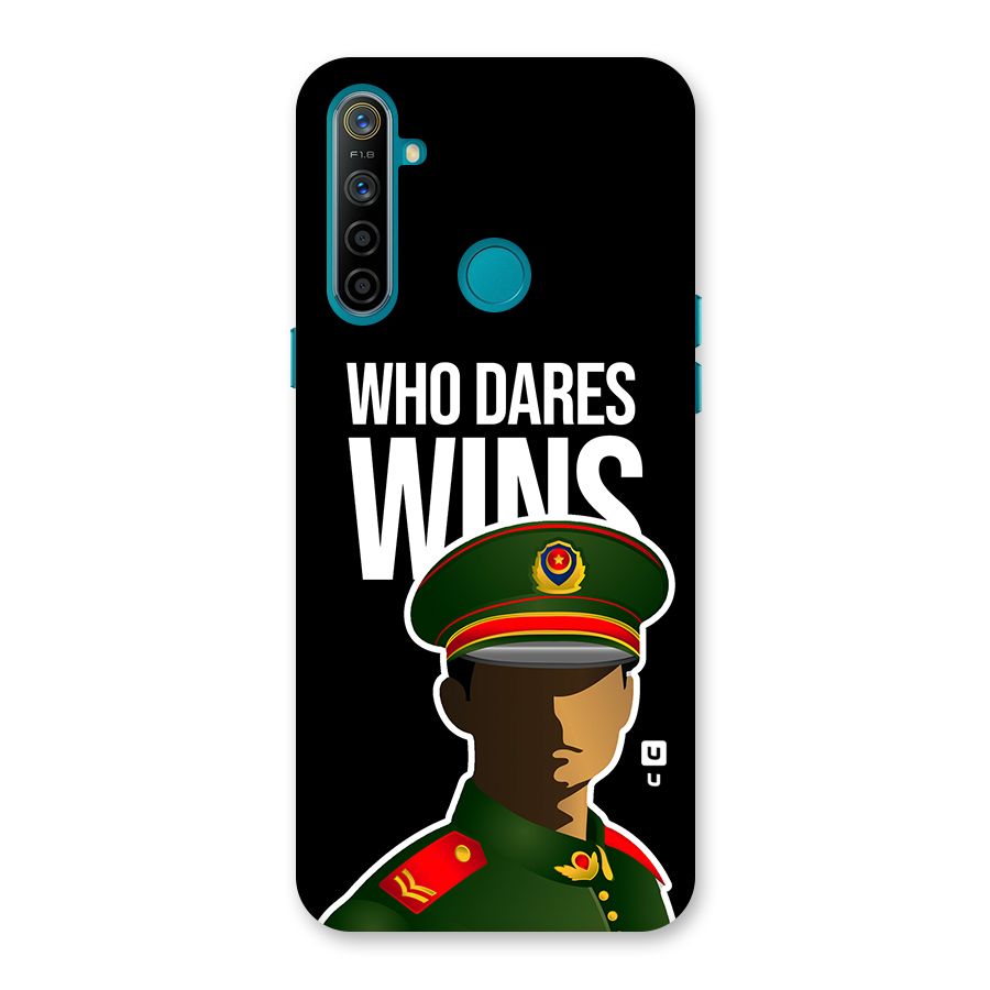 Who Dares Wins Back Case for Realme 5i