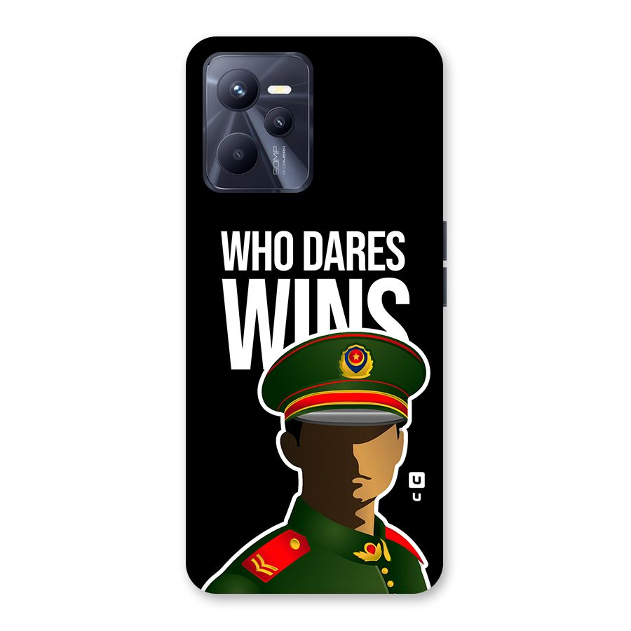 Who Dares Wins Back Case for Realme C35