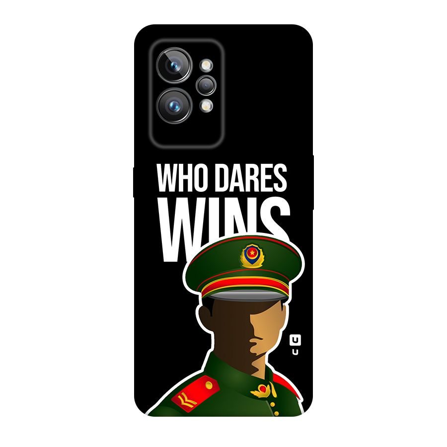 Who Dares Wins Back Case for Realme GT2 Pro