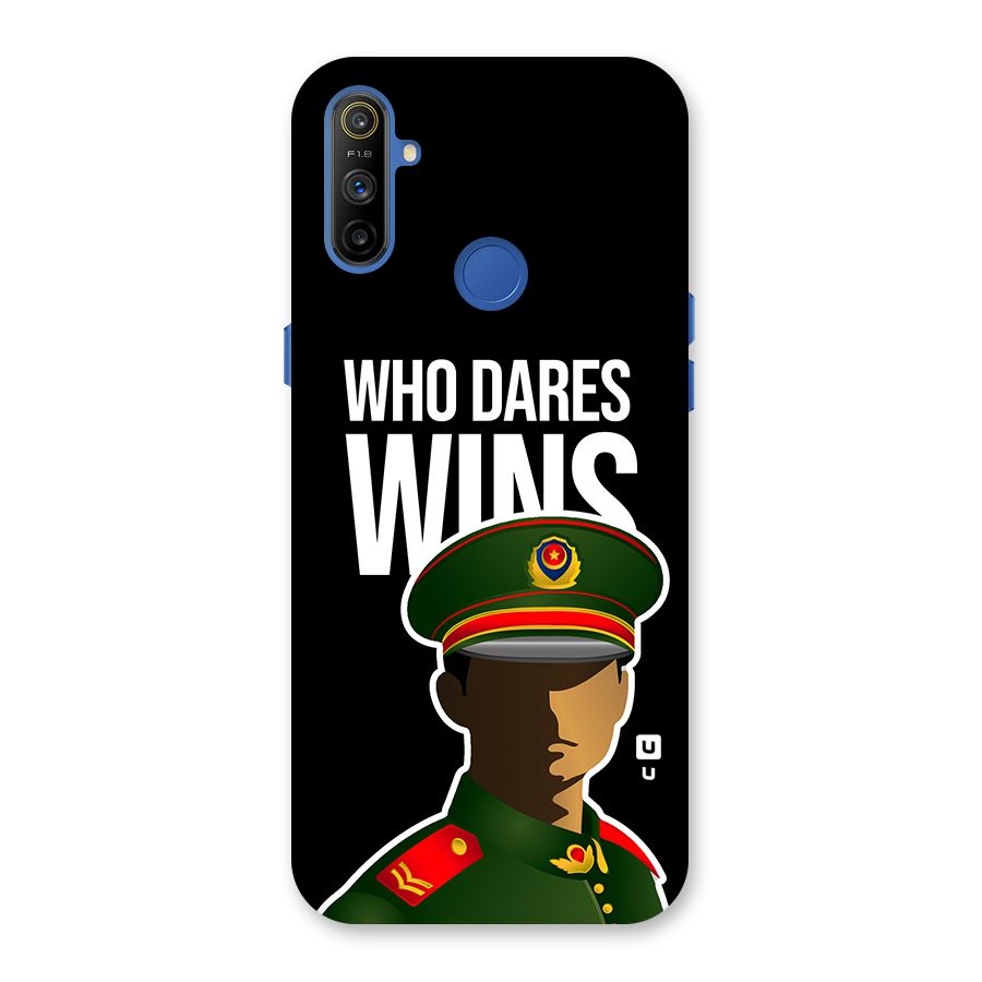 Who Dares Wins Back Case for Realme Narzo 10A