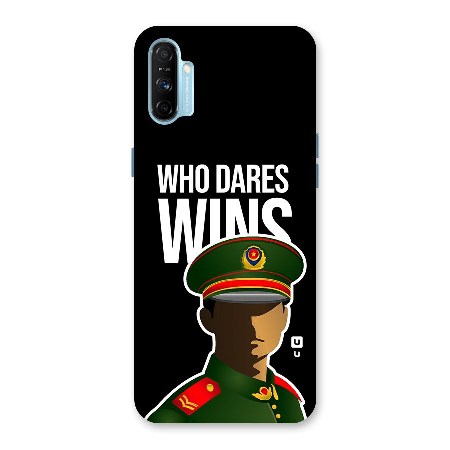 Who Dares Wins Back Case for Realme Narzo 20A