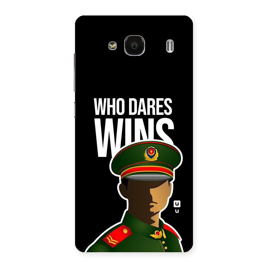 Who Dares Wins Back Case for Redmi 2s