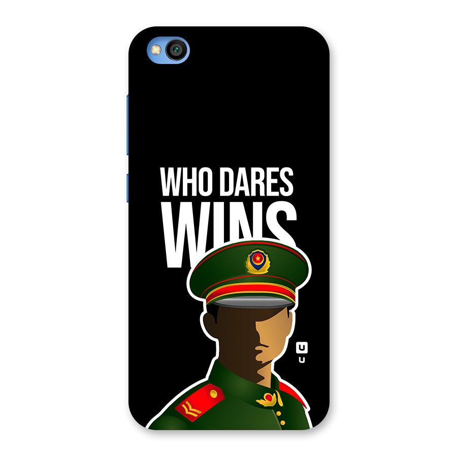 Who Dares Wins Back Case for Redmi Go