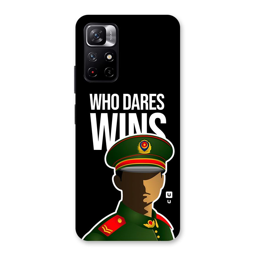 Who Dares Wins Back Case for Redmi Note 11T 5G