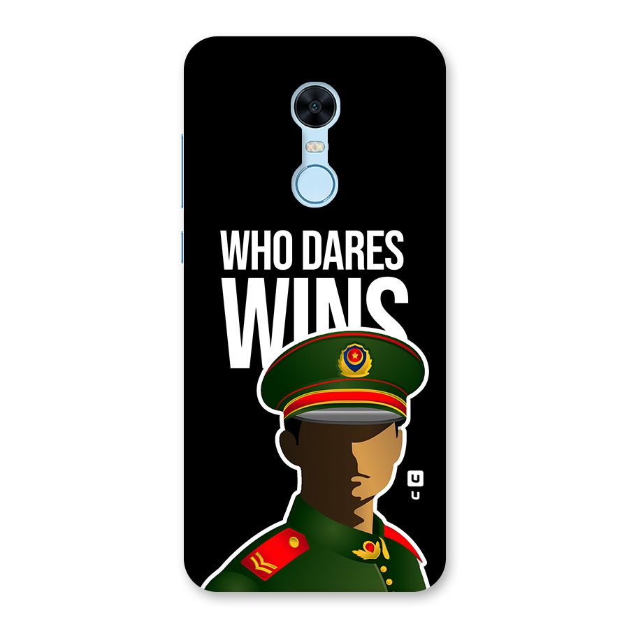 Who Dares Wins Back Case for Redmi Note 5