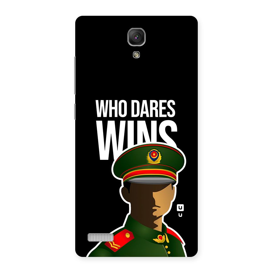 Who Dares Wins Back Case for Redmi Note Prime
