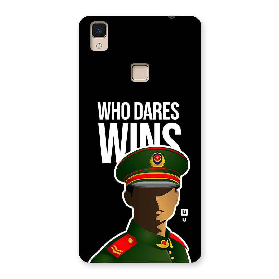 Who Dares Wins Back Case for V3 Max