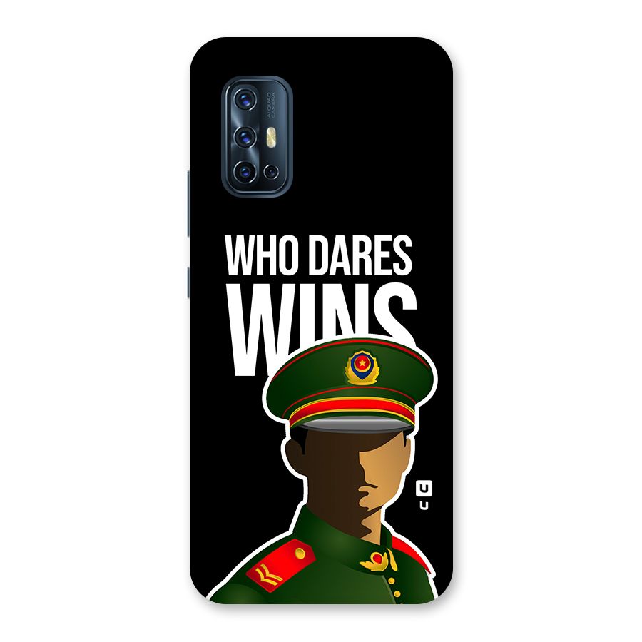 Who Dares Wins Back Case for Vivo V17