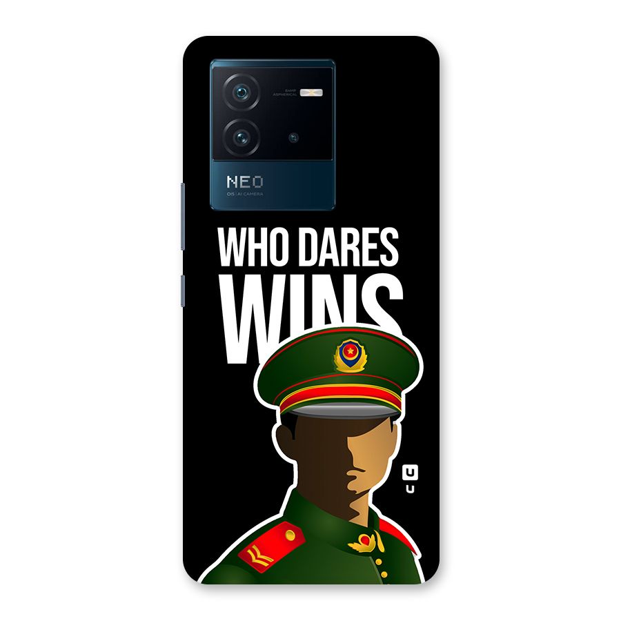 Who Dares Wins Back Case for Vivo iQOO Neo 6 5G