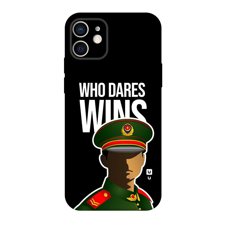 Who Dares Wins Back Case for iPhone 12