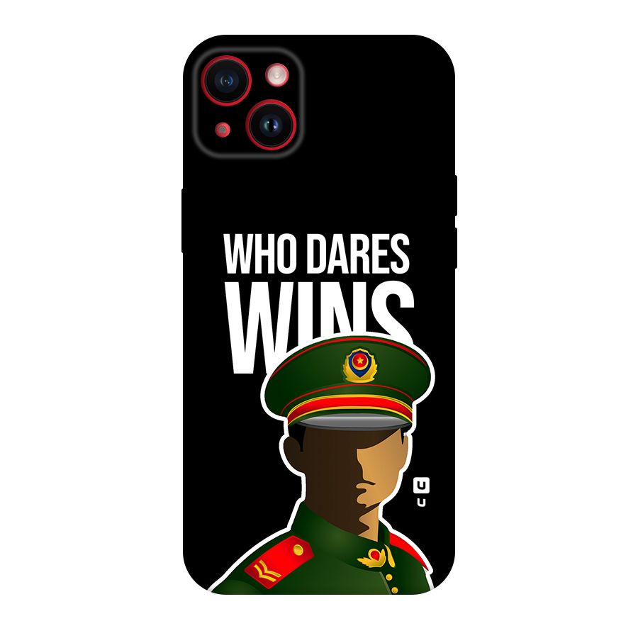 Who Dares Wins Back Case for iPhone 14 Plus