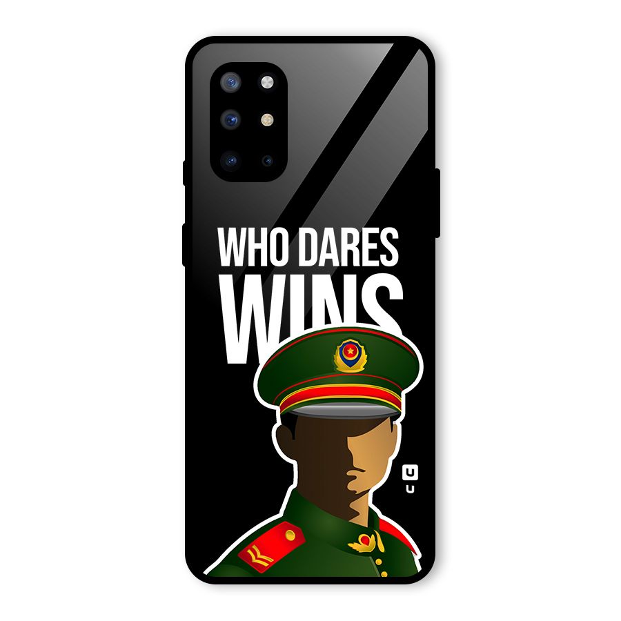 Who Dares Wins Glass Back Case for OnePlus 8T